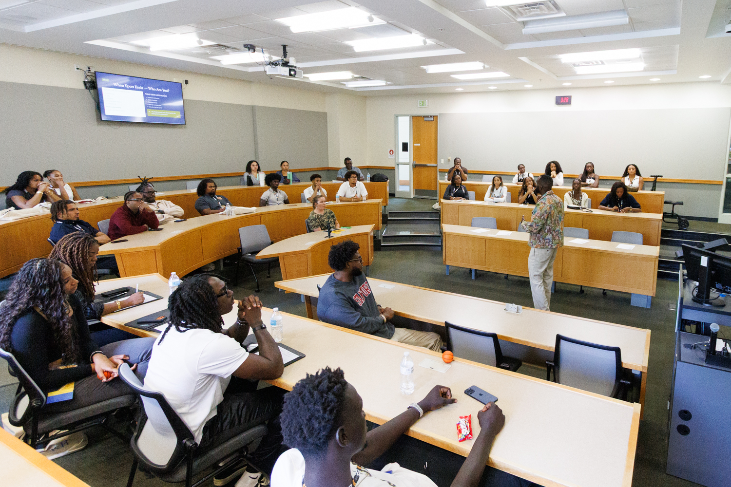 Fred leading a session for student-athletes